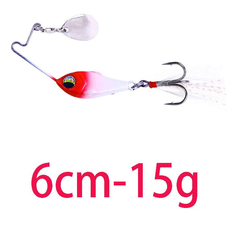 4g 8g 10g 15g 20g Fishing Lures Wobble Rotating Metal Vib Vibration Bait Fishing  Artificial Hard Baits Spinner Spoon Lure Pesca