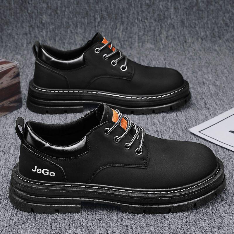 Martin Boots Men's Summer New Men's Shoes Waterproof, Non-slip and Wear-resistant Tooling Shoes Men's Casual Work Shoes Men's Trendy Shoes