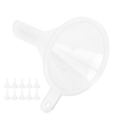 10pcs Small Transparent Funnels Multi Purpose Filling Tools for Cosmetic Liquids Perfume