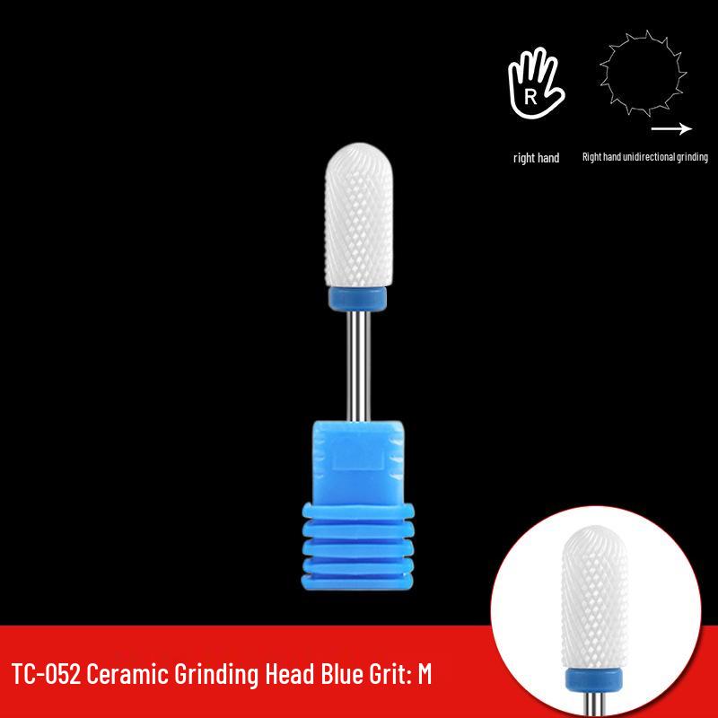Single Bullet-Shaped Ceramic Nail Grinding Head 2.35