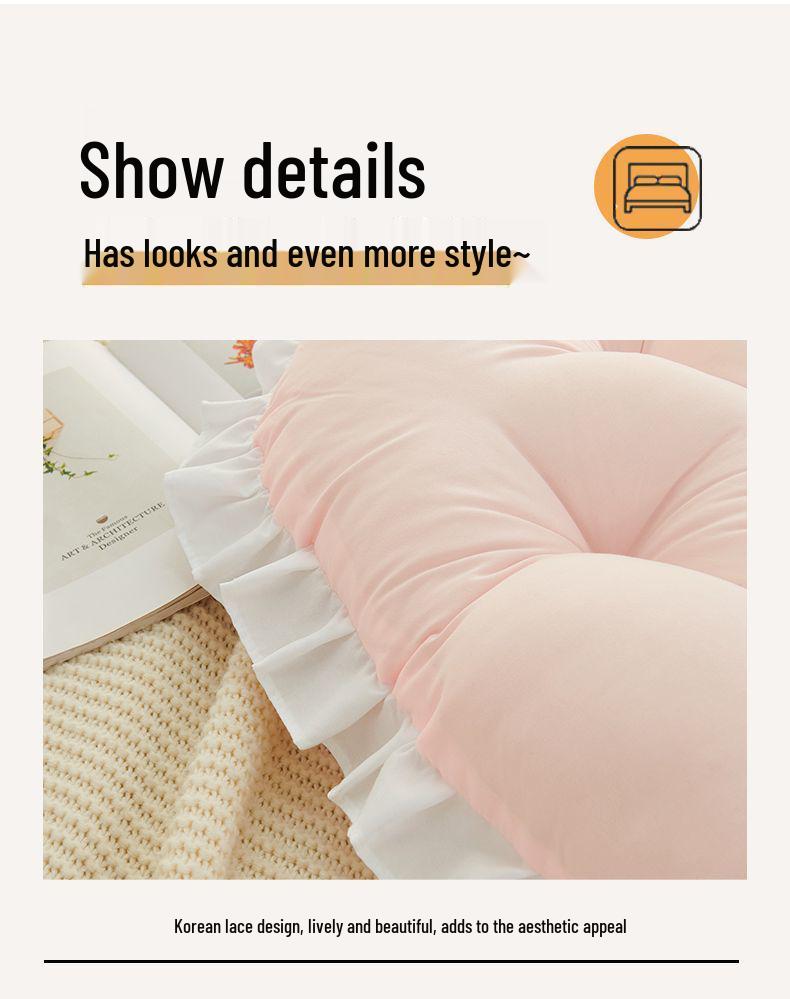 Dormitory Soft Headboard Cushion with Lumbar Support - Anti-collision, Princess Tatami Sofa Style.