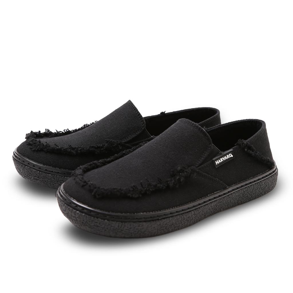 Harvard Shoes Raffles Adult Loafers Sneakers Black