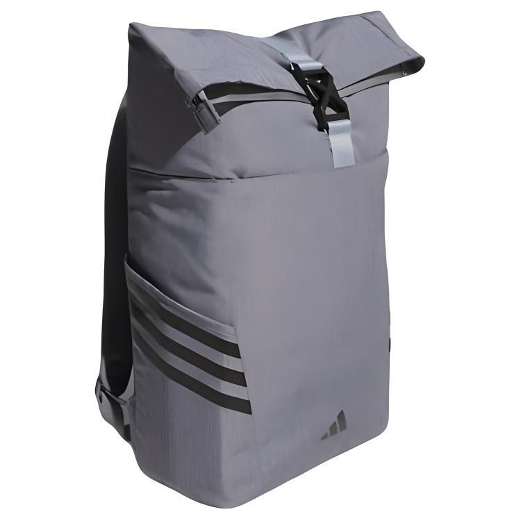 Adidas Polyester Backpack Medium Size Unisex Gray Adidas JY4767-NS