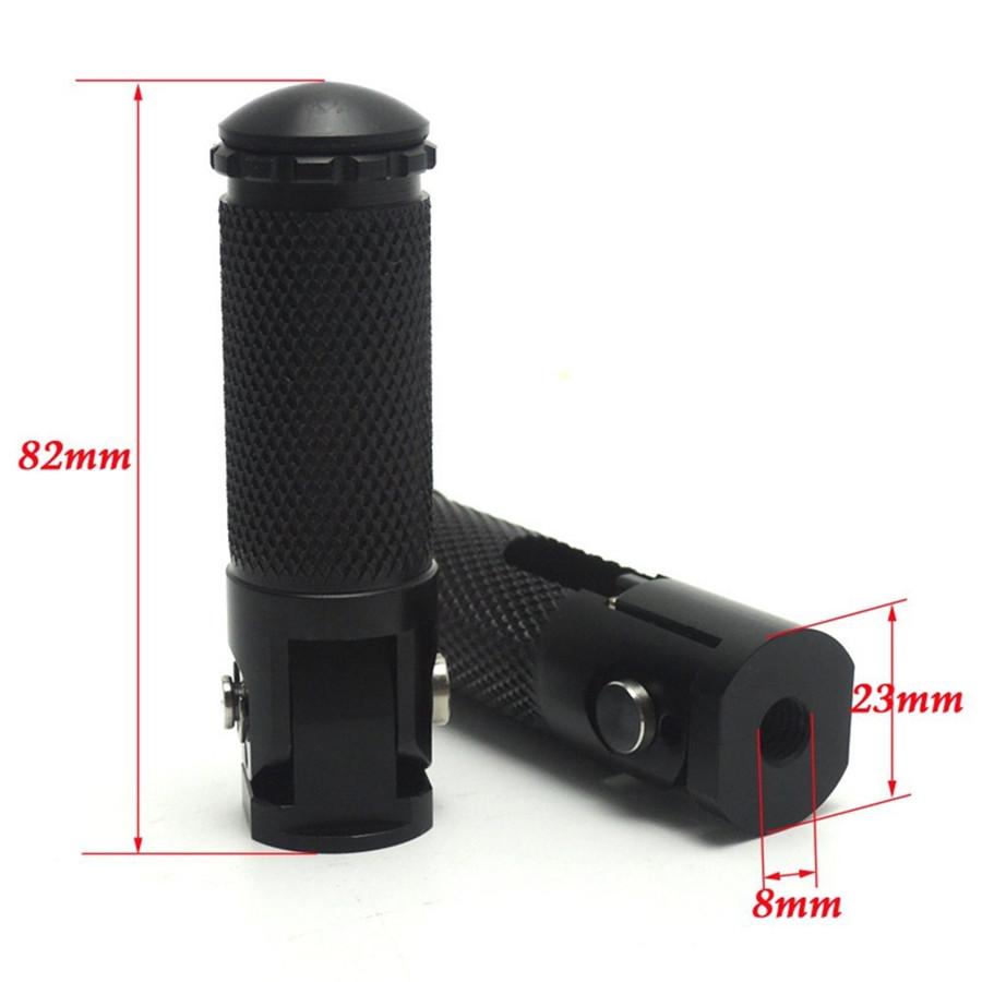 Universal Pair CNC Aluminum Motorcycle Folding Rearsets Rear Set Footrest Footpe