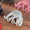 Korean Style Versatile Acetate Claw Clip for High-End Back-of-Head Bun and Half-Up Hair.