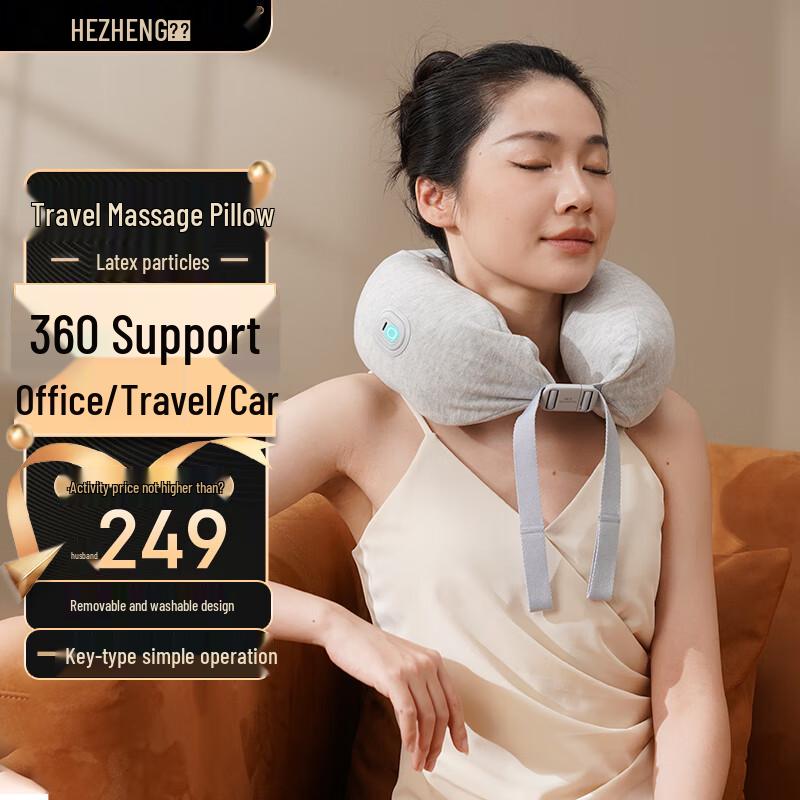 

Hozheng Portable U-shaped Memory Foam Neck Massager