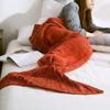 New Mermaid Tail Blanket Soft and Comfortable All Season Universal Knitted Sofa Cover Blanket Skin Friendly Thick and Breathable