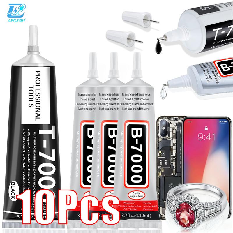 B7000 Transparent Glue Repair Mobile Screen Glue T7000 Black Waterproof Jewelry Craft Glue B7000 Super Strong Instant Adhesives