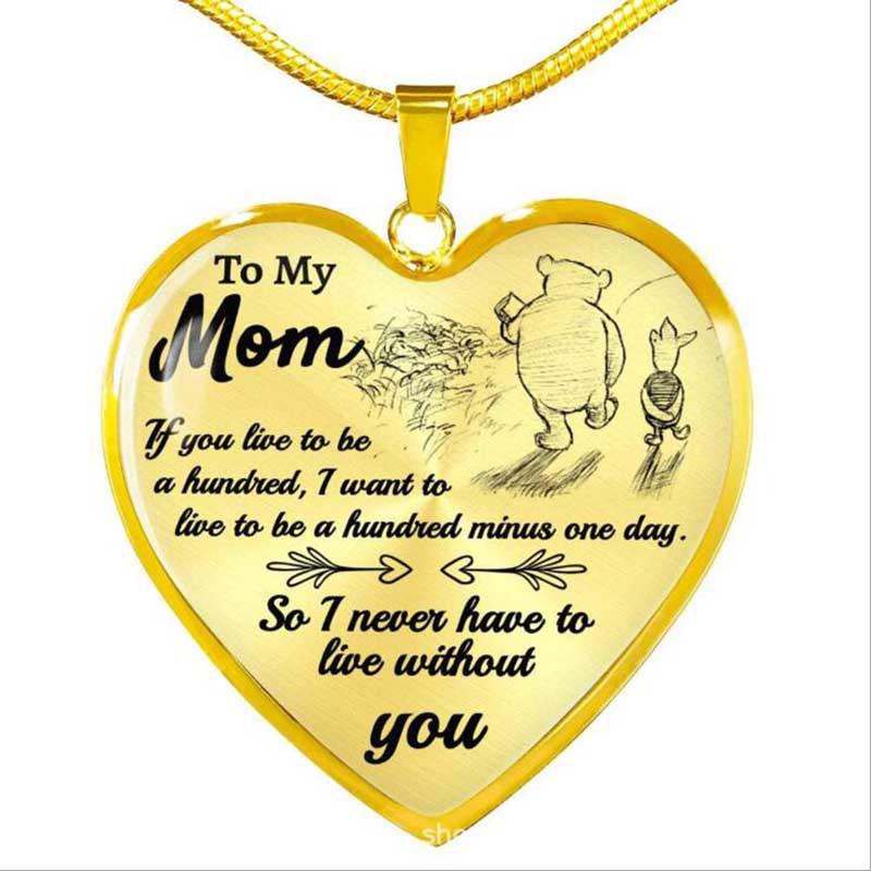 Für meine Tochter Liebesanhänger Halskette - Europäischer & Amerikanischer Allround-Schmuck Pulloverkette