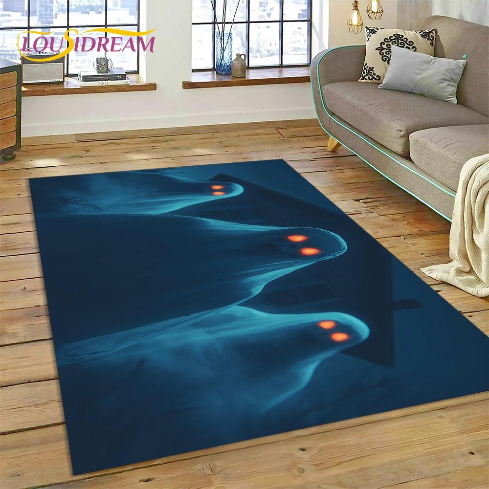 2025 New Gothic Horror Character Skull Ghost Spirit Carpet Rug for Bedroom Living Room Home Sofa Decoration,kids Decor Floor Mat