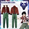 Zero Shiki Edens Graybell Anime Cosplay Costume Suit Men Animation Halloween Fan