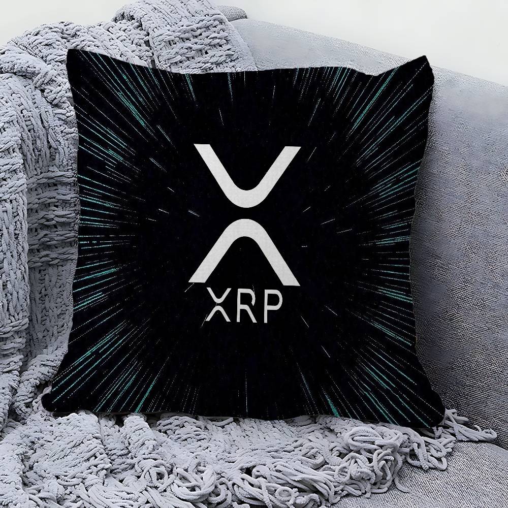 Xrp Ripple Crypto Pillow Anime Pillow Sofa Bed Head Pillow Cover Cushion Cover 45x45 Cm Fashion