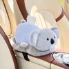 Plush Cartoon Car Tissue Box with Bamboo Charcoal for Deodorizing - Creative Armrest Doll Décor.