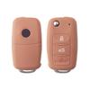 Suitable for Volkswagen Bora Santana Golf Car Silicone Key Cover Soft Rubber Key Bag Remote Control Protective Cover