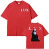 Rosalia Singer LUX New Album Graphic TShirt  Unisex Casual Short Sleeve Trendy Hip Hop Streetwear Men And Women Tshirt
