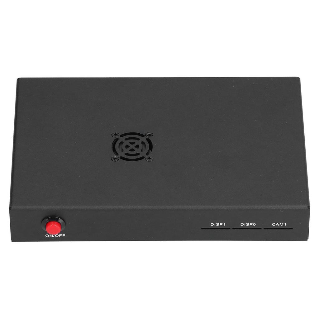 Kühlgehäuse aus Aluminiumlegierung Wärmeableitungsgehäuse mit Lüfter für Raspberry Pi CM4 CM4IO