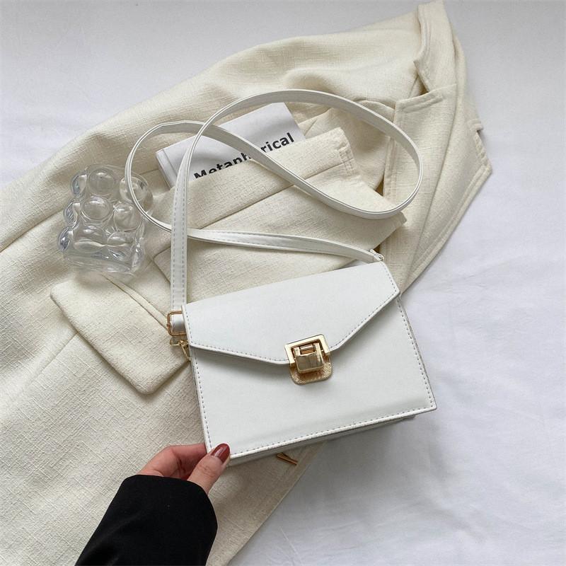 Chic Summer 2023 Small Square Bag Fashionable Street Style Pu Crossbody Bag
