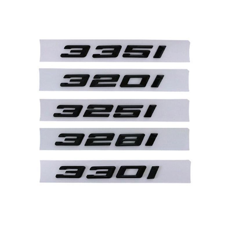 3D ABS Letters Car Rear Trunk Badge Emblem 316i 318i 320i 325i 328i 330i 335i 340i Logo For BMW F30 F31 G20 G21 G28 Accessories xn9
