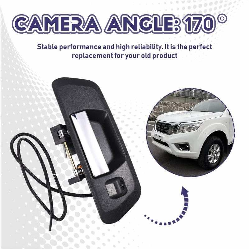 Tailgate Handle Camera Backup License Plate Cameras For NISSAN NAVARA NP300 Backup Camera Backup Camera Car Rearview Camera