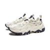 Li Ning Brown Sugar Cushioning Slip Resistant Abrasion Resistant Support Low Top Casual Shoes Men's White Blue AGCW097-4