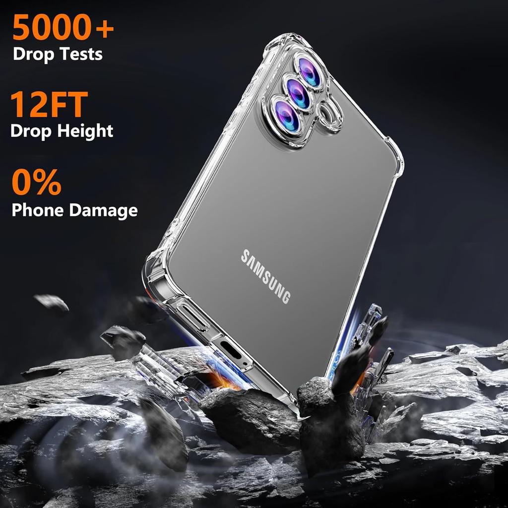 Clear Case For Samsung Galaxy S26 Edge S2 Ultra S24 Plus S23 FE S22 S21 S20 A7 A37 A17 A07 A6 A16 A06 A26 A36 G Phone Cover