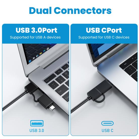 USB 3 Type in 1 Camera C 4 Card Reader Plug And Play