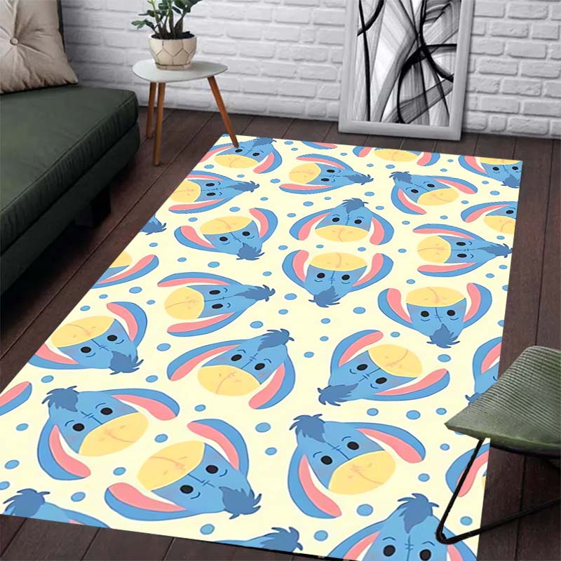 

Eeyore Print Rug - Non-slip Kitchen Mat, Outdoor Rug, Home and Bedroom Decor, Yoga Mat, Birthday Gift. 60x90cm