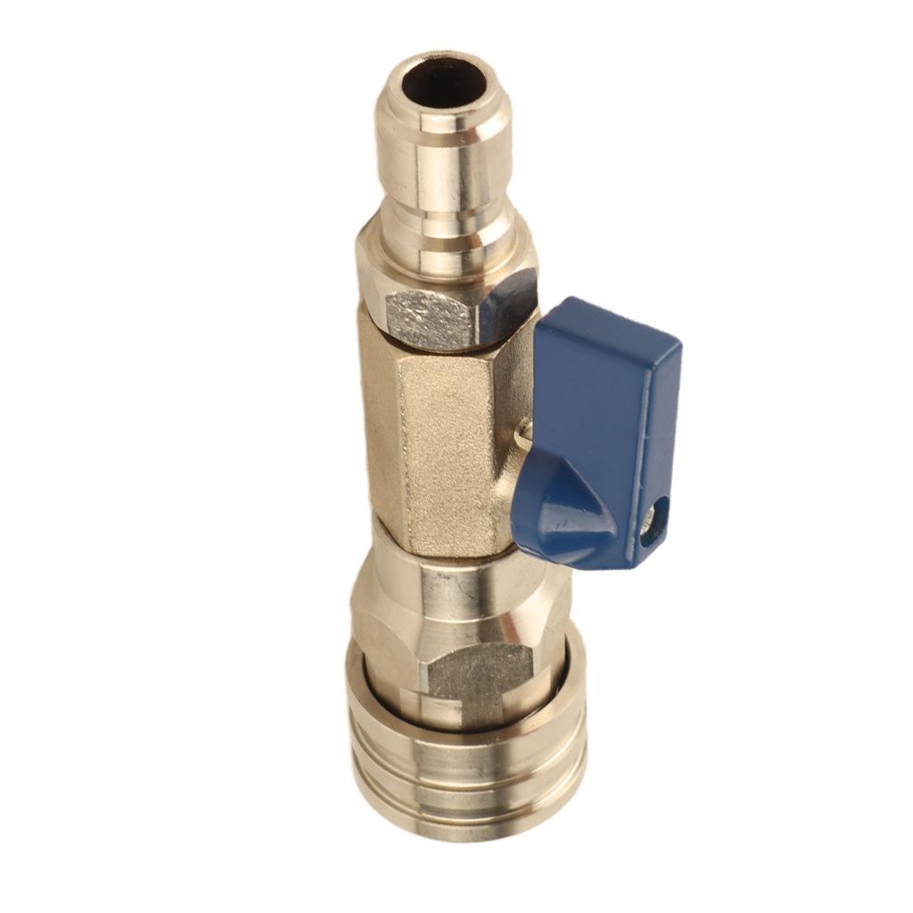 High Pressure Washer Ball Valve 4500PSI 3/8 Inch Stainless Steel Quick Connect Ball Valve For Power Washer Hose