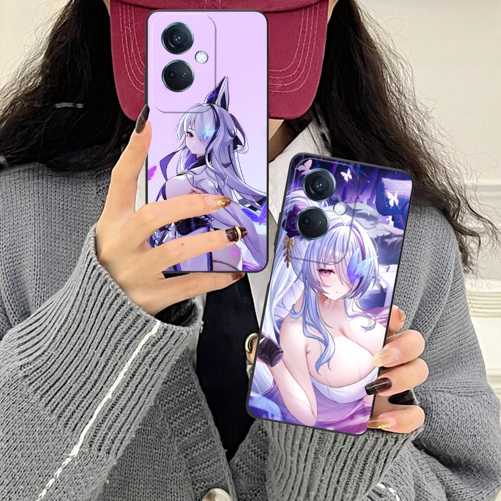 Azur Lane Unzen Matte TPU Mobile Phone Case for OPPO Reno 14 13 12 11 10 9 8 7 6 5 F T Pro 5G Colorful Printing Cover