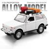 1/24 LADA NIVA Outdoor Edition Alloy Car Model Classic Off-Road Vehicle Toy Suitable for Children Over 3 Years Old Toy Car Gift