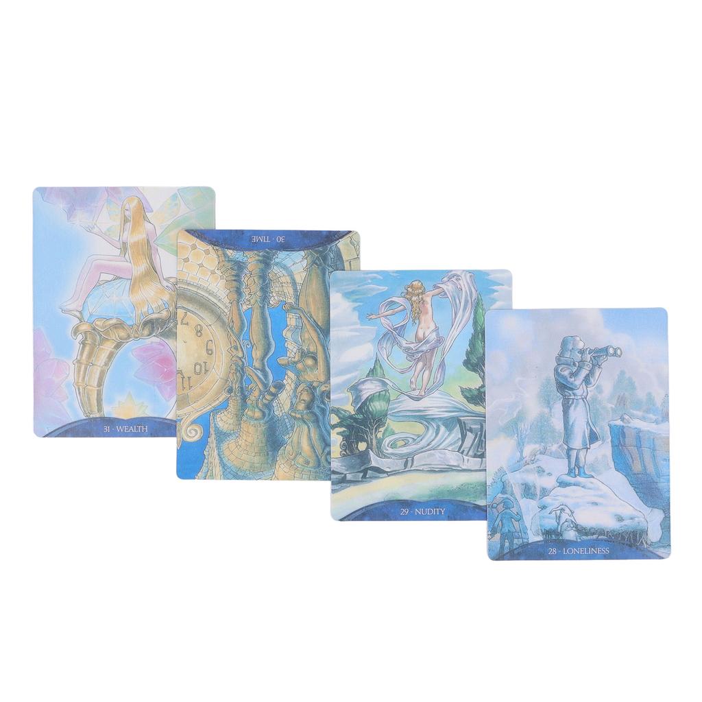 36 kusů Karet pro výklad snů Oracle Deck Podvědomí Vědomí Minulost Přítomnost Budoucnost
