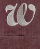 Wig W Script Pigment Ball Cap - Burgundy