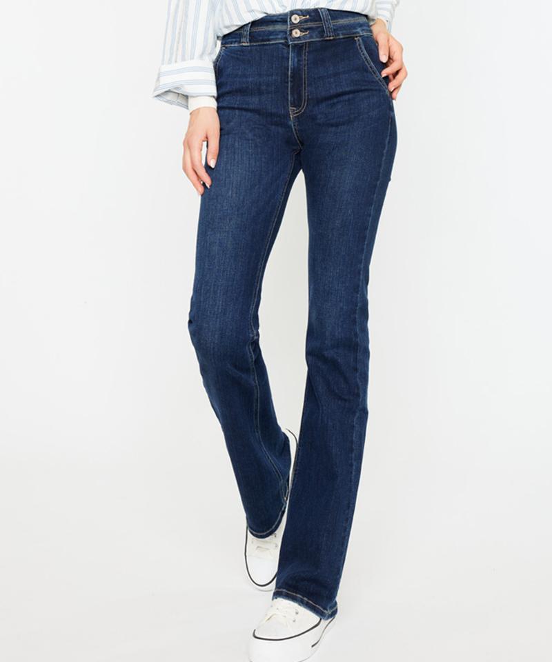 KANCAN High-Waisted Bootcut Jeans Matilda