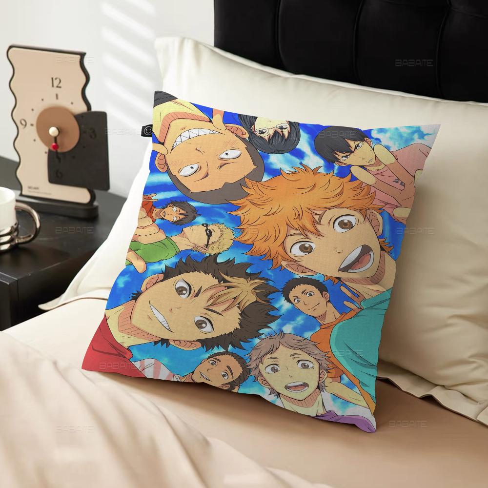 Haikyu Cushion Cover Pillowcase Upholstery Sofa Throw Pillow Home Decor Pillowcas