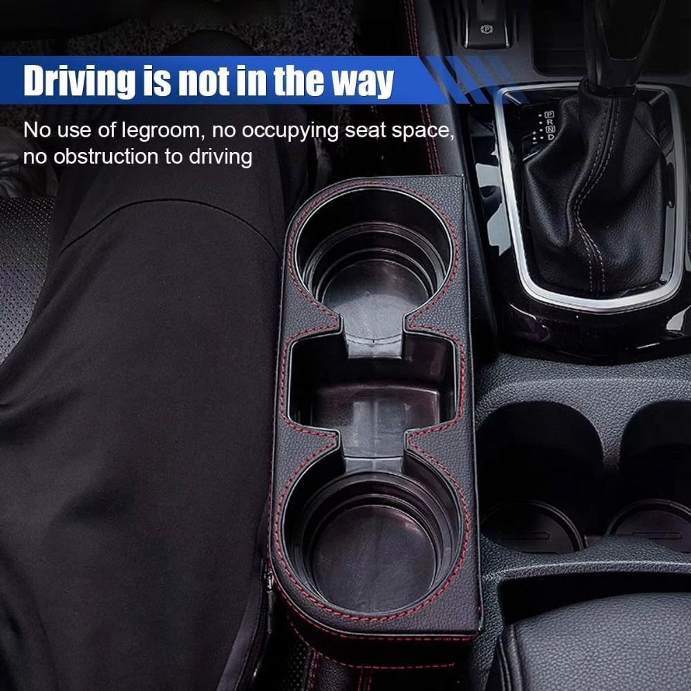 PU Leather Car Leather Cup Holder Portable Gap Filler Storage Box Vehicle Storage