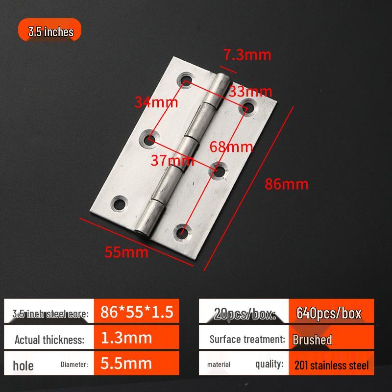 Tiché panty pro skříně a okna z nerezové oceli 304 - Velikosti: 1'', 1,5'', 2'', 3'', 4''