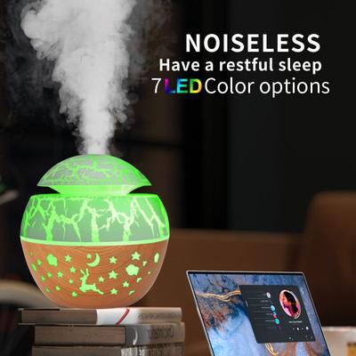 Home Mushroom Head Bedroom Air Purifier USB Desktop Nebulizer Wood Texture Personalized Aromatherapy Machine Humidifier
