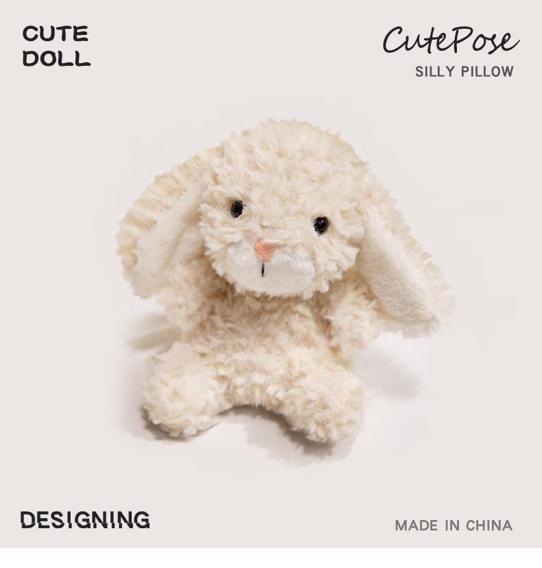 Sweet Little Rabbit Plush Doll: Cute Soothing Toy & Gift for Girls