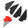 4pcs Carbon Fiber Interior Door Bowl Decor Cover Fits for MAZDA CX5 20132018 Left Hand Driving