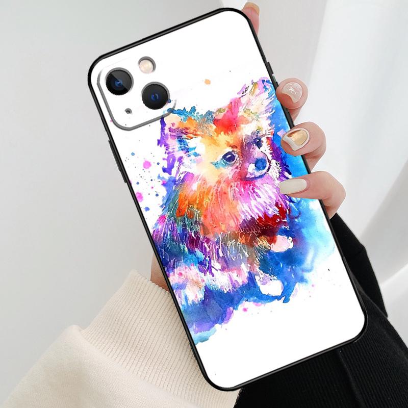 Pomeranian Dog Phone Case For iPhone 17 Pro Max 16 15 11 13 12 14 Pro Max Mini 15 16 Plus 16e 17 Air Cover