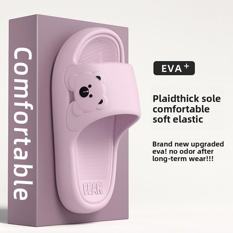 Slippers for Women, Indoor Home Bathroom, Anti Slip, Summer Outdoor Wear, Thick Soled Sandals for Men