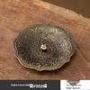 Fisherman Fishing Line Incense Holder: Indoor Tea Ceremony Ornament, Alloy Incense Burner Base.