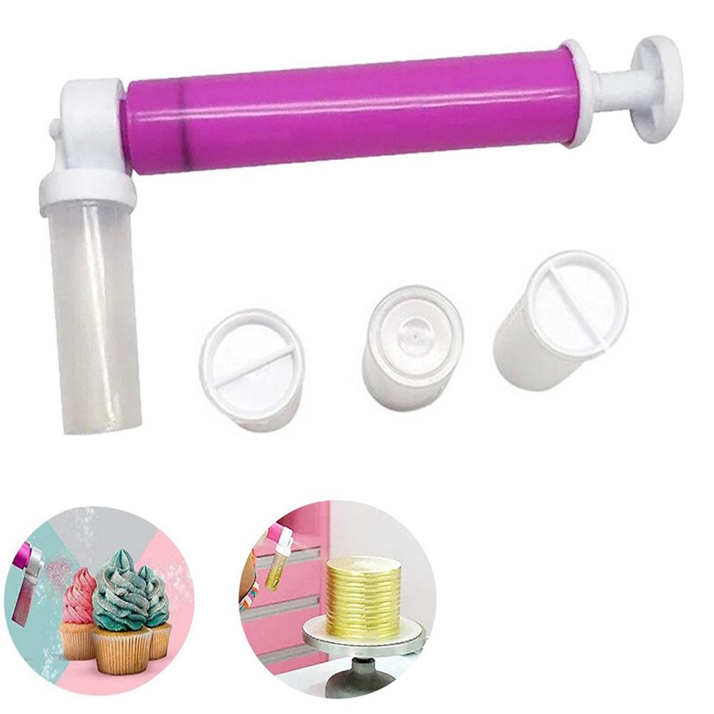 4PCS/set Cake Coloring Air Brush Gun DIY Cake Spray Gun Decorating Spraying Coloring Cake Dessert Coloring Kitchen Pastry Tools