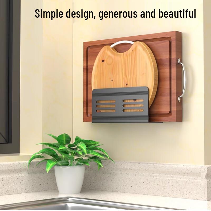 Küchenschneidebrett und Messerhalter