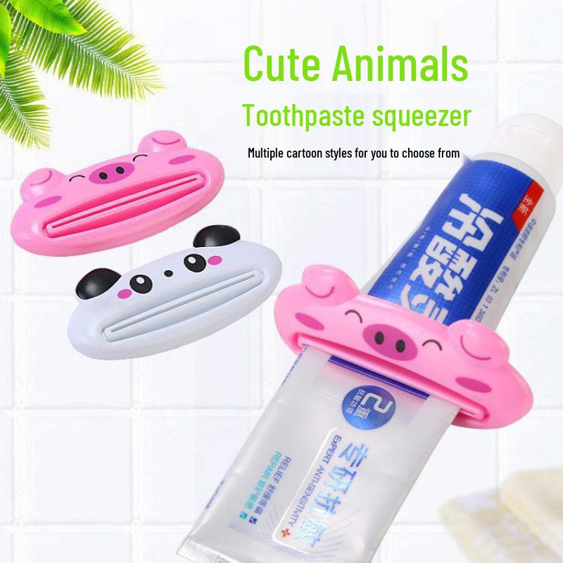 Cartoon Lazy Person Toothpaste & Face Wash Squeezer Holder