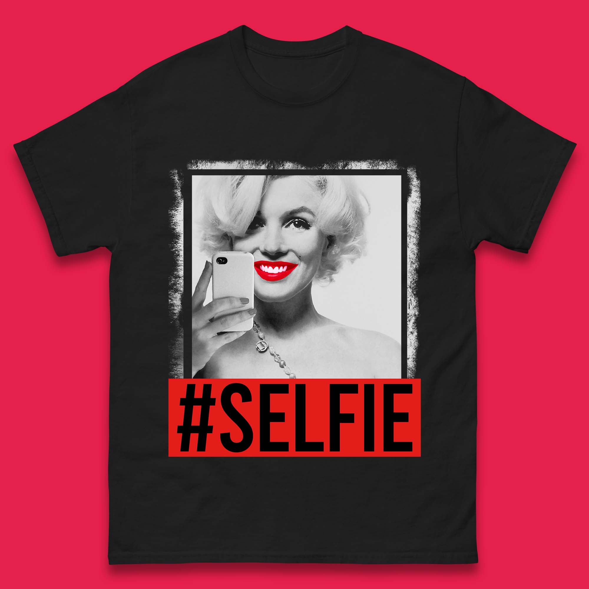 

Marilyn Monroe #selfie T-Shirt Womens Tops Tees S