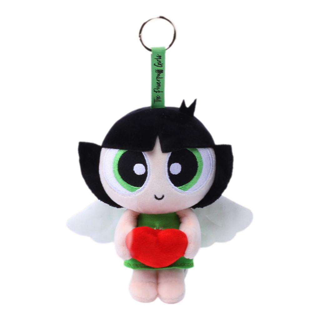 Girls The Powerpuff Blossom Raincoat Plush Toy Backpack Keychain Cartoon Pendant