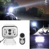 Waterproof 60W LED Light White Remote Control Searchlight Work Lamp for Car Yacht SUV
