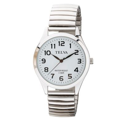 CREPHA Analog Japanese Quartz Expandable Easy To Put On and Take 3 ATM Water Simple Easy To Stainless 18mm Band Suitable for High School and Junior