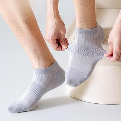 Herrstrumpor, Korta strumpor, Tunna sommarstrumpor mot lukt, Herrsport ankelsockor, Enfärgade låga herrstrumpor